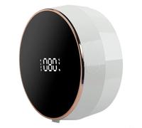 Distributeur automatique de savon mural sans contact 300 ml avec quantités de mousse réglables Convient pour la maison, le bureau, la salle de bain avec indicateur de température et d'alimentation