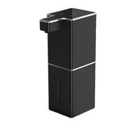 Distributeur automatique de savon Noir Distributeur de mousse Moderne 320ml Rechargeable Sensor Distributeur de savon à main Cuisine Salle de bain Hygiénique Sans contact Touchfree