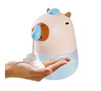 Distributeur automatique de savon pour les mains, en forme de capibara et rechargeable par USB - Distributeur de savon pour cuisine, salle de bain, comptoir d'appartement et adultes et