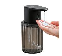 Distributeur automatique de savon pour les mains, sans contact, 300 ml | Distributeur de détergent réglable à 3 niveaux ; lave-mains sans contact pour salle de bain d'hôtel, comptoir domestique