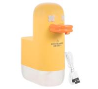 Distributeur Automatique de Savonnette Moussant, Canard Cartoon, USB | ABS PET Silicone, Détection sans Contact, Recharge 1100mah, Usage Quotidien Salle de Bain