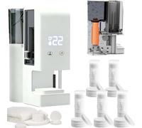 Distributeur automatique de serviettes chaudes à 55 ℃ avec 100 serviettes, réchauffement en 5 secondes, portable compressé pour le visage - Cadeau pour femme et maman