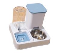 Distributeur Automatique d'eau Et De Nourriture pour Chats Différentes Tailles Conteneur 2 en 1 Station 'abreuvement Et 'Alimentation Animaux Compagnie Mangeoire Chats