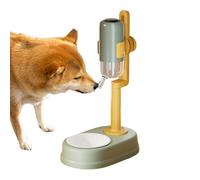 Distributeur automatique d'eau pour animaux de compagnie - Abreuvoir anti-goutte réglable en hauteur de 750 ml, mangeoire à eau pour chien debout, céramique PP ABS | Fontaine à roulement à billes pour