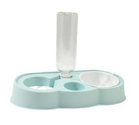 Distributeur automatique d'eau pour chat, distributeur d'eau potable automatique de 500 ml pour chat, nourriture pour chat, ensemble de bols à eau, distributeur de boissons pour animaux de compagnie