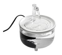 Distributeur automatique d'eau pour chat, distributeur d'eau pour chats avec bol pour chiens, fontaine à eau pour animaux de compagnie, distributeur d'eau pour chats, Distr