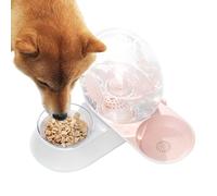 Distributeur Automatique d'Eau pour Chats,Abreuvoir Silencieux avec Siphon Sécurisé en Plastique Alimentaire Anti-Renversement - Fontaine à Eau Automatique pour Chien,Pour Chats Chiens Lapins Toutes R