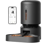 DISTRIBUTEUR AUTOMATIQUE DOUBLE PETLIBRO Granary 5L - Conteneur Croquettes WiFi - Double Compartiment Multi-Animaux - NOIR