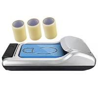 Distributeur Automatique Intelligent de Films Plastiques Jetables pour Chaussures, avec PéDale et 3 Rouleaux de Film de Recharge pour la Maison et le Laboratoire(3-silver)