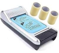 Distributeur Automatique Intelligent de Films Plastiques Jetables pour Chaussures, avec PéDale et 3 Rouleaux de Film de Recharge pour la Maison et le Laboratoire(4-silver)