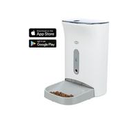 TRIXIE "Distributeur Automatique de Nourriture Pratique TX8 Smart 2.0, 4,5 l/24 × 38 × 19 CM, Blanc/Gris - 24344
