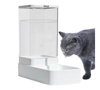 Distributeur Automatique pour Chat - 29×13,5×18,5 Cm Nourrisseur Automatique Croquettes | Gamelle Anti-Fuites Et Abreuvoir pour Chats, Chiots, Chiens, Chiennes, Intérieur & Extérieur, Idéal en Voyage