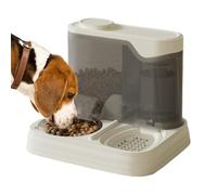 Distributeur Automatique pour Chats - Grande Capacité pour Aliments pour Animaux,Distributeur de Nourriture 2 en 1 Multifonction pour Maisons avec Multiples Animaux, Appartement, Cuisine et Chambre