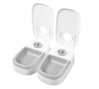 Distributeur Automatique pour Chien - 350ml Alimenté par Piles et Antidérapant | Programmable pour Chats Conteneur de Friandises,pour Adulte Grande Race Croquettes