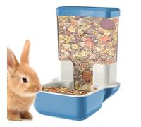 Distributeur automatique pour lapins | Distributeur automatique de nourriture et d'eau pour animaux domestiques, bol avec grand réservoir et design stable pour gerbles écureuils bouclés furets et