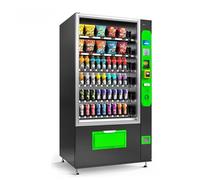 Distributeur automatique réfrigéré commercial - Contrôle de la température de précision à double zone - Verrouillage électromagnétique pour un accès sécurisé + suivi visuel des stocks - Répond aux