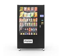 Distributeur automatique réfrigéré sans pilote AI avec code QR ou identification faciale - Service de sandwich et de boissons 24 heures sur 24, convient pour les salons d'entreprise et les dortoirs