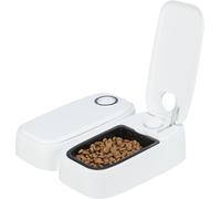 Trixie TX2 Distributeur Automatique de Nourriture, 300 ml/ 27 × 7 × 24 cm, Granite/ Noir (Couleur Assortie)