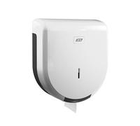 MONDOFFICE Distributeur de papier toilette Jumbo en ABS pour bobine maxi de 400 m - Blanc