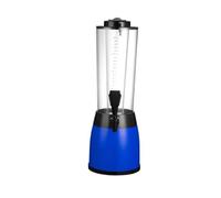 distributeur boisson Distributeur de boissons 2,5 l, parfait for les fêtes, à utiliser comme distributeur de limonade, d'eau et d'alcool et plus encore, tour à bière for les fêtes verre(Blauw)