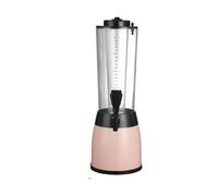 distributeur boisson Distributeur de boissons 2,5 l, parfait for les fêtes, à utiliser comme distributeur de limonade, d'eau et d'alcool et plus encore, tour à bière for les fêtes verre(Roze)