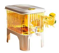 Distributeur Boissons Avec Robinet, Récipients Boissons Transparents Réfrigérateur, Distributeur Boissons Réfrigérateur, Carafe Eau Avec Robinet, Fontaine Boissons Pour Limonade, Soda