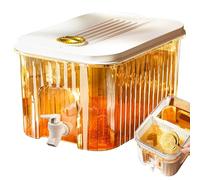 Distributeur Boissons Avec Robinet, Récipients Boissons Transparents Réfrigérateur, Distributeur Boissons Réfrigérateur, Carafe Eau Avec Robinet, Fontaine Boissons Pour Limonade, Soda