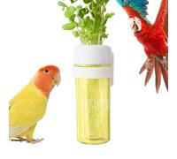 Distributeur Cage À Légumes pour Oiseaux - Support Alimentaire À Réservoir d'eau pour Oiseaux - Maintient La Fraîcheur des Verdure, Récipient Alimentaire pour Perruches Inséparables
