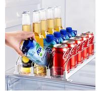 Distributeur Canette Frigo - ZHUODIKE - Rangement Frigo Canette Boisson - Grande Capacité - 3 Rangées