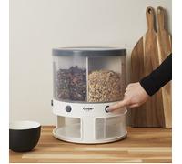Distributeur - COOK CONCEPT - 6 Compartiments - Conservation - Blanc et Transparent
