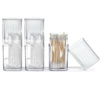 Distributeur Coton-Tige Transparent 3 Pièces Vendos85