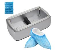 Distributeur Couvre-Chaussures - Mécanisme Ressort Automatique Mains Libres, Machine Emballage Surchaussures Boucle T, Kit Boîte 100 Bottines Jetables, Protection Sol ABS | pour Invité Maison Labo