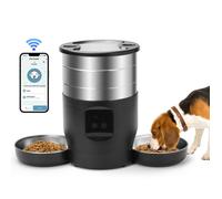 Distributeur Croquettes Automatique WIFI- Mangeoire programmable de 4,5 L pour petits et moyens animaux