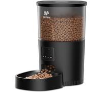 Distributeur Croquettes Chat Automatique 3l - Alimentation Précise, Contrôle Facile Via App, 1-10 Repas Par Jour, Convient Aux Chats Et Petits Chiens, Noir