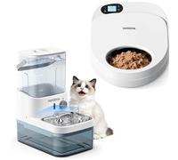 Distributeur Croquettes Chat & Fontaine a Eau Chat