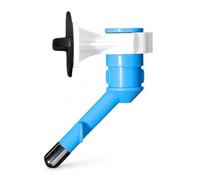 Distributeur d’Eau à Bille pour Animaux, Buse à Suspendre Bleue | Adaptateur bouteille, Abreuvoir d'eau pour animaux, Solution d'abreuvement, Pour pensions animales
