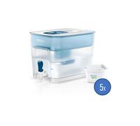 Distributeur d’eau Brita Flow avec 1 cartouche Maxtra Pro 1051126 Bleu + Pack de 4 filtres à eau Brita Maxtra Pro All in 1