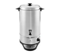Royal Catering Distributeur de Boissons Chaudes Fontaine à Eau Chaude RCWK 20A (égouttoir, capacité totale 20L, puissance 2200W, acier inox, plastique)