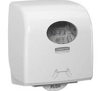 Distributeur d’essuie-mains en rouleaux Slimroll Aquarius 7955 - Blanc, Fixation murale, Compact et hygiénique, Idéal pour sanitaires à fort trafic
