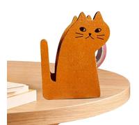 Distributeur D'Adhésif En Bois - 8,7x7x3,7cm | Dérouleur De Ruban Illustré Pour Bureau | Applicateur À Lame Tranchante Manuel Fourniture Scolaire Et Utilisation Quotidienne Des Band Es