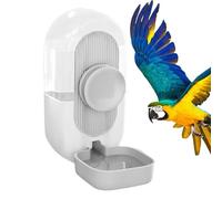 Distributeur d'agua del alimentador de Aves - Comederos de jaula de Aves y bobinas| Contenedor de alimentos automático claro - Accesorios de jaula de dispensadores de alimentos para loros