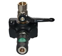 Distributeur d'air comprimé avec raccord de sécurité Prevost + robinet à boisseau sphérique différentes versions (1 voix)