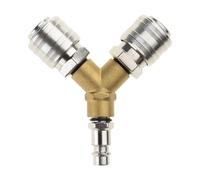 Distributeur d'air comprimé, connecteur en alliage fiable, deux accouplements for outils pneumatiques