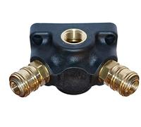 Distributeur d'air comprimé - Prise murale - Avec 2 raccords rapides