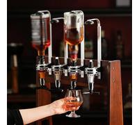 Distributeur d'alcool, distributeur de vin à l'envers, presse-verser, capacité de boisson réglable, compatible avec n'importe quelle bouteille de vin, distribution sans gouttes