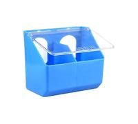 Distributeur d'alimentation avec double sortie pour pigeons avec couvercle pour perruches, cailles, perroquets, volailles, jardins, intérieurs, extérieur, ferme