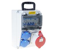 Distributeur d'alimentation mural avec interrupteurs, étanche et portable, boîte de prises industrielles, accessoires de prise électrique durables