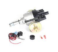 Distributeur D'allumage électronique Distributeur Kit d'allumage électronique à rupteur 25D4 compatible avec Ford Jensen compatible avec Morgan 12V 4 cylindres(DIS. and ele kit)