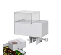 Distributeur D'Aquarium Programmable - Chargeur De Minuterie Auto pour Poissons Numérique, Planificateur De Pellet Résistant à L'humidité | Allocateur De Tortue Rechargeable, Machine pour L'