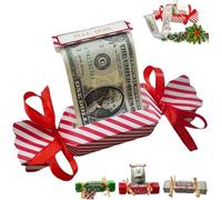 Distributeur d'argent de Noël et tirelire, kit de pochette surprise de Noël pour argent liquide, cadeau de fête de Noël, tirelire pour enfants et adultes, façons amusantes d'offrir de l'argent en
